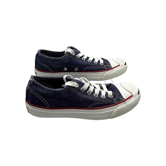 Converse Jack Purcell Low Top Navy Blue Canvas Sneakers 121556 | W- 6 / M- 4.5 - Picture 7 of 12